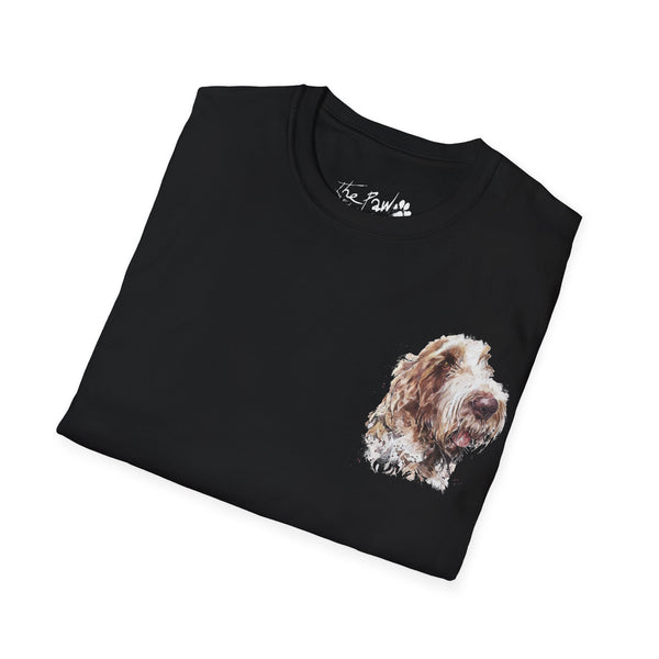 Spinone Italiano Watercolour by Edswatercolours Unisex Softstyle T-Shirt