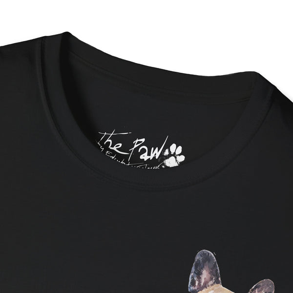 Fawn French Bulldog Watercolour by Edswatercolours Unisex Softstyle T-Shirt
