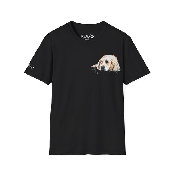 Golden Retriever Watercolour by Edswatercolours Unisex Softstyle T-Shirt