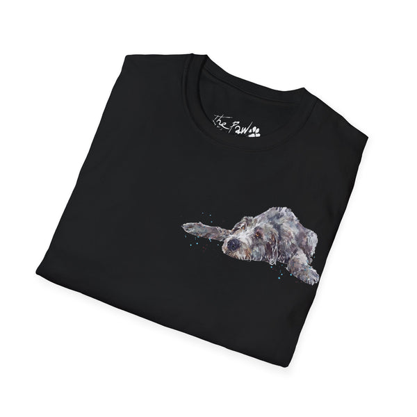 Irish Wolfhound II Watercolour by Edswatercolours Unisex Softstyle T-Shirt