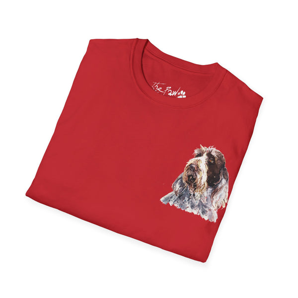 Spinone Italiano II Watercolour by Edswatercolours Unisex Softstyle T-Shirt