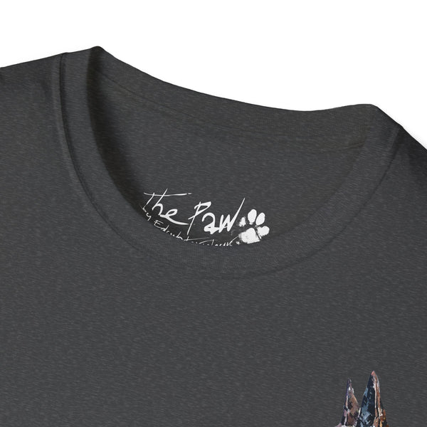 Belgian Malinois Watercolour by Edswatercolours Unisex Softstyle T-Shirt