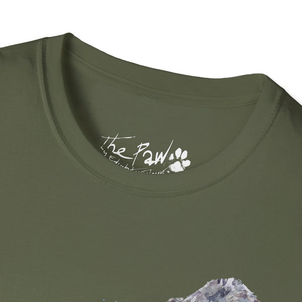 Irish Wolfhound II Watercolour by Edswatercolours Unisex Softstyle T-Shirt