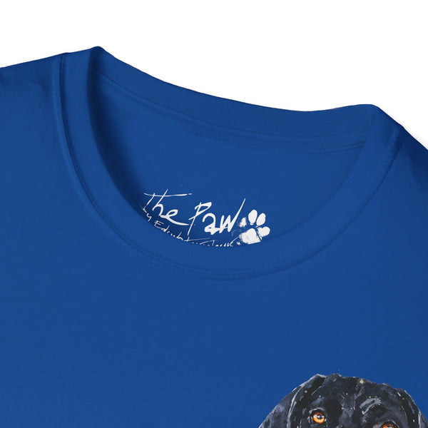 Black face German Shorthaired Pointer  Watercolour by Edswatercolours Unisex Softstyle T-Shirt.GSP T Shirt,GSP Tee