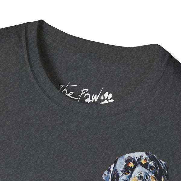 Rottweiler by Edswatercolours Unisex Softstyle T-Shirt