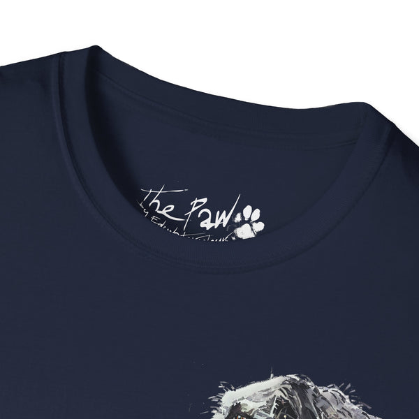 Irish Wolfhound Rustic by Edswatercolours Unisex Softstyle T-Shirt