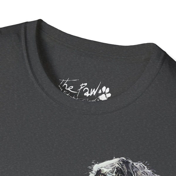 Irish Wolfhound Rustic by Edswatercolours Unisex Softstyle T-Shirt