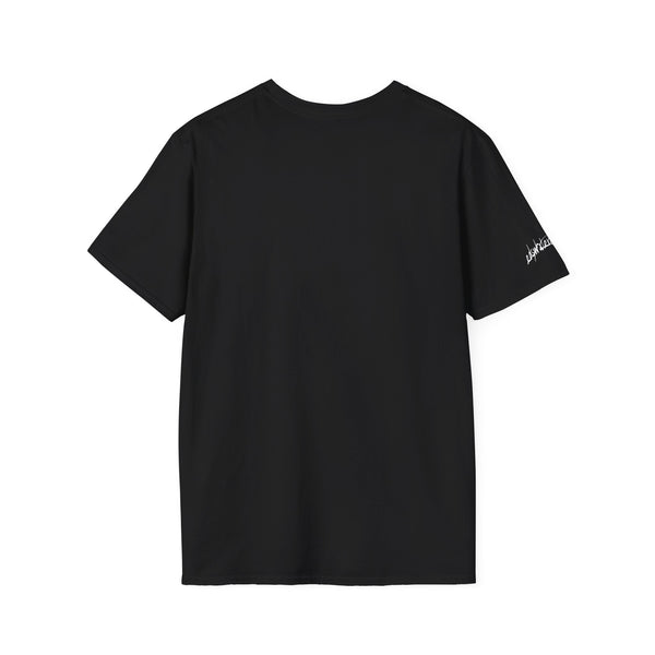 Black Pug by Edswatercolours Unisex Softstyle T-Shirt