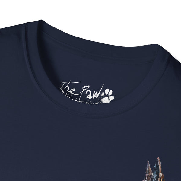 Belgian Malinois Watercolour by Edswatercolours Unisex Softstyle T-Shirt