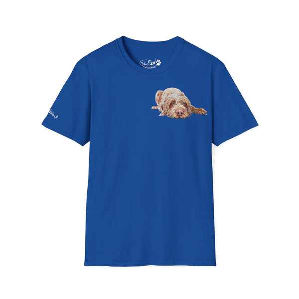 Wirehaired Vizsla II Watercolour by Edswatercolours Unisex Softstyle T-Shirt