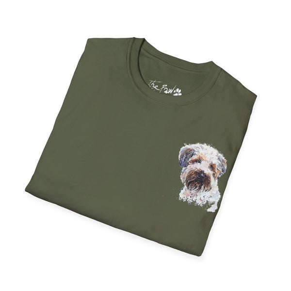 Wheaten Terrier Watercolour by Edswatercolours Unisex Softstyle T-Shirt