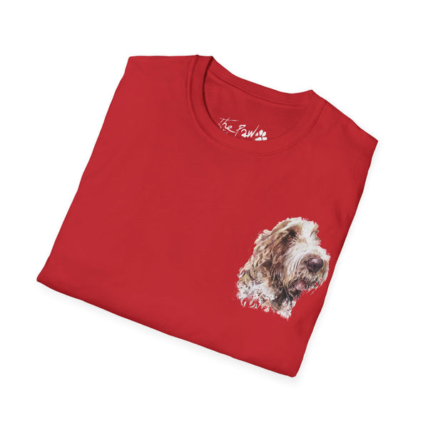 Spinone Italiano Watercolour by Edswatercolours Unisex Softstyle T-Shirt