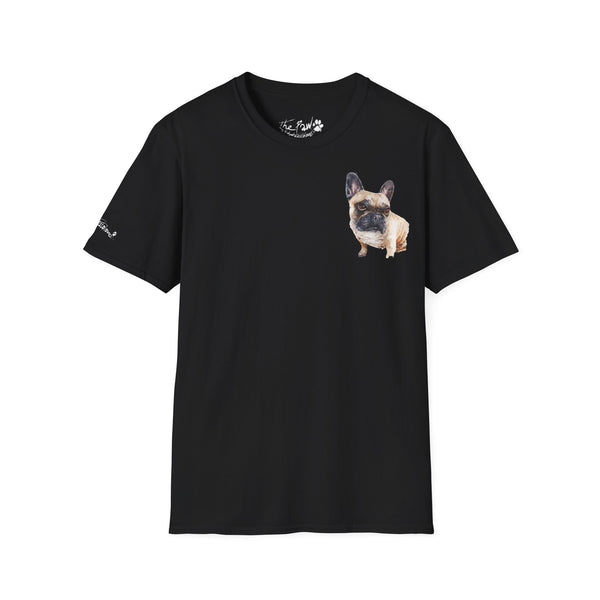 Fawn French Bulldog Watercolour by Edswatercolours Unisex Softstyle T-Shirt
