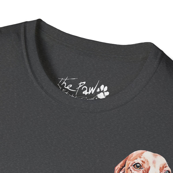 Vizsla Majestic Rustic by Edswatercolours Unisex Softstyle T-Shirt