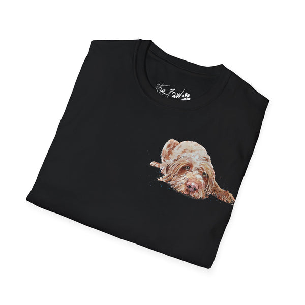 Wirehaired Vizsla II Watercolour by Edswatercolours Unisex Softstyle T-Shirt