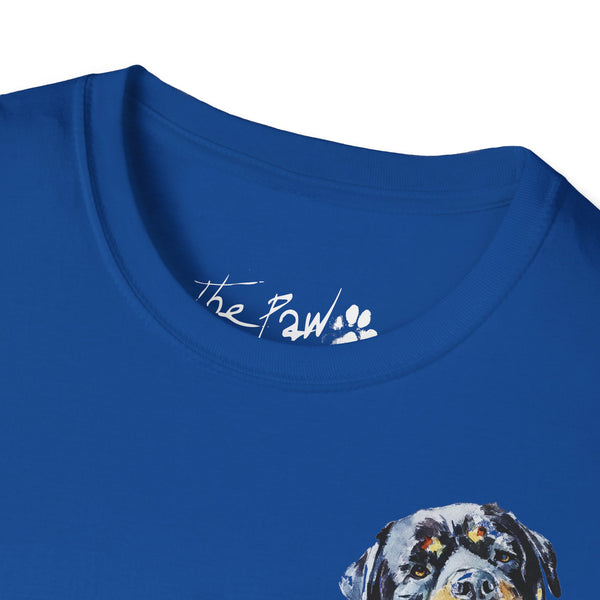Rottweiler by Edswatercolours Unisex Softstyle T-Shirt