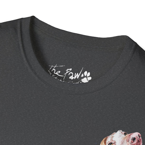 Sugar Face Vizsla Rustic by Edswatercolours Unisex Softstyle T-Shirt
