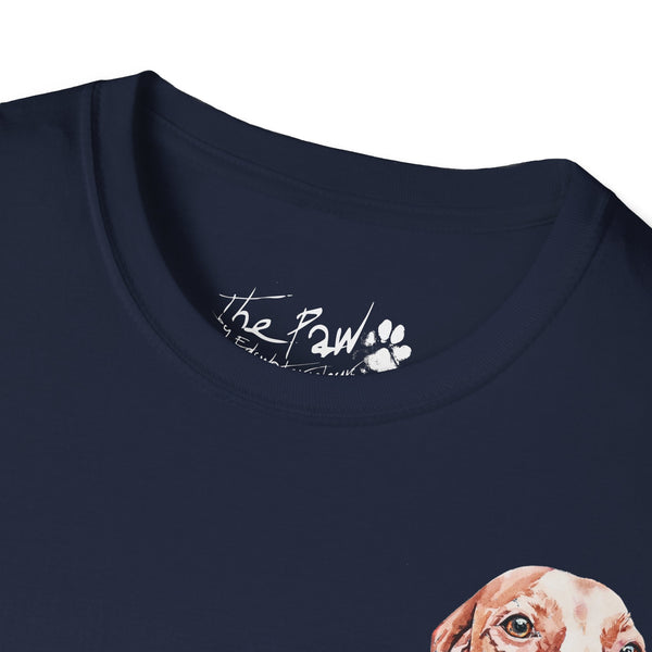 Vizsla Majestic Rustic by Edswatercolours Unisex Softstyle T-Shirt