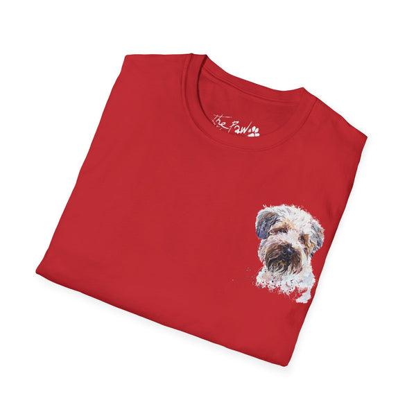 Wheaten Terrier Watercolour by Edswatercolours Unisex Softstyle T-Shirt