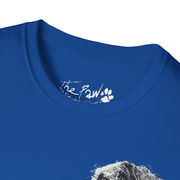 Irish Wolfhound Rustic by Edswatercolours Unisex Softstyle T-Shirt