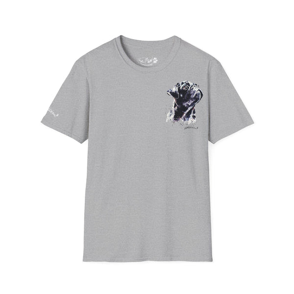 Vizsla Majestic Rustic by Edswatercolours Unisex Softstyle T-Shirt