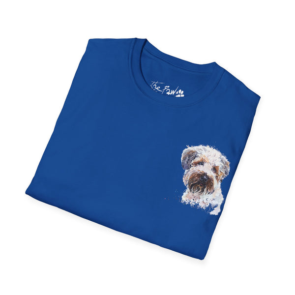 Wheaten Terrier Watercolour by Edswatercolours Unisex Softstyle T-Shirt