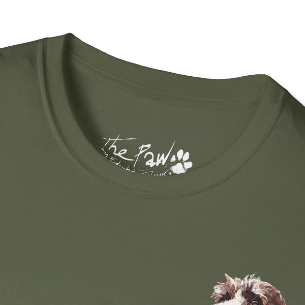 Spinone Italiano II Watercolour by Edswatercolours Unisex Softstyle T-Shirt