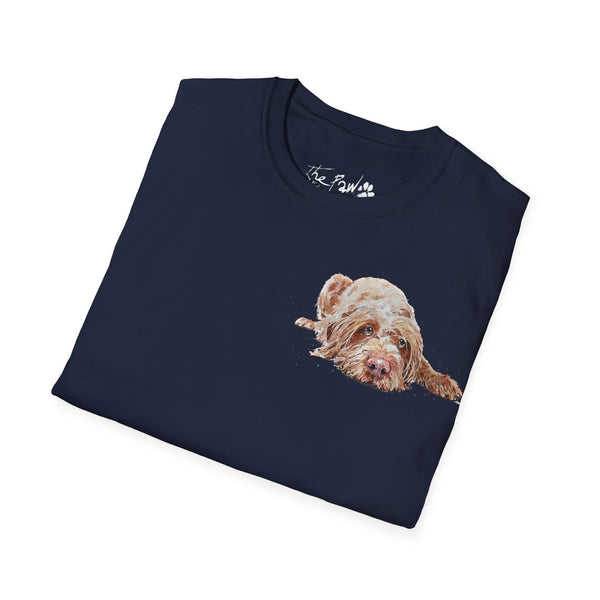 Wirehaired Vizsla II Watercolour by Edswatercolours Unisex Softstyle T-Shirt