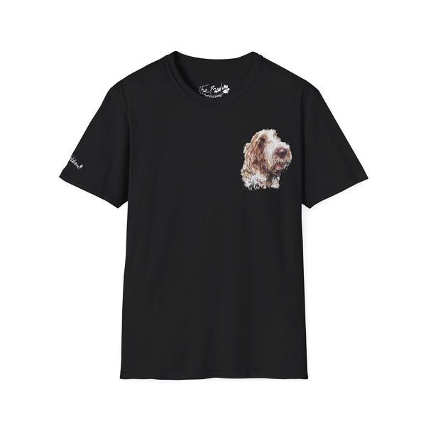 Spinone Italiano Watercolour by Edswatercolours Unisex Softstyle T-Shirt