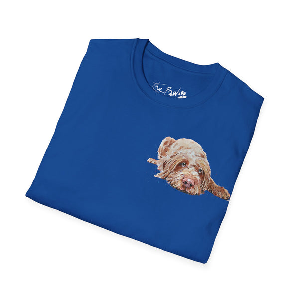 Wirehaired Vizsla II Watercolour by Edswatercolours Unisex Softstyle T-Shirt