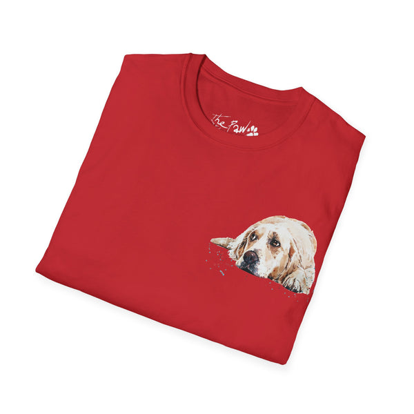 Golden Retriever Watercolour by Edswatercolours Unisex Softstyle T-Shirt