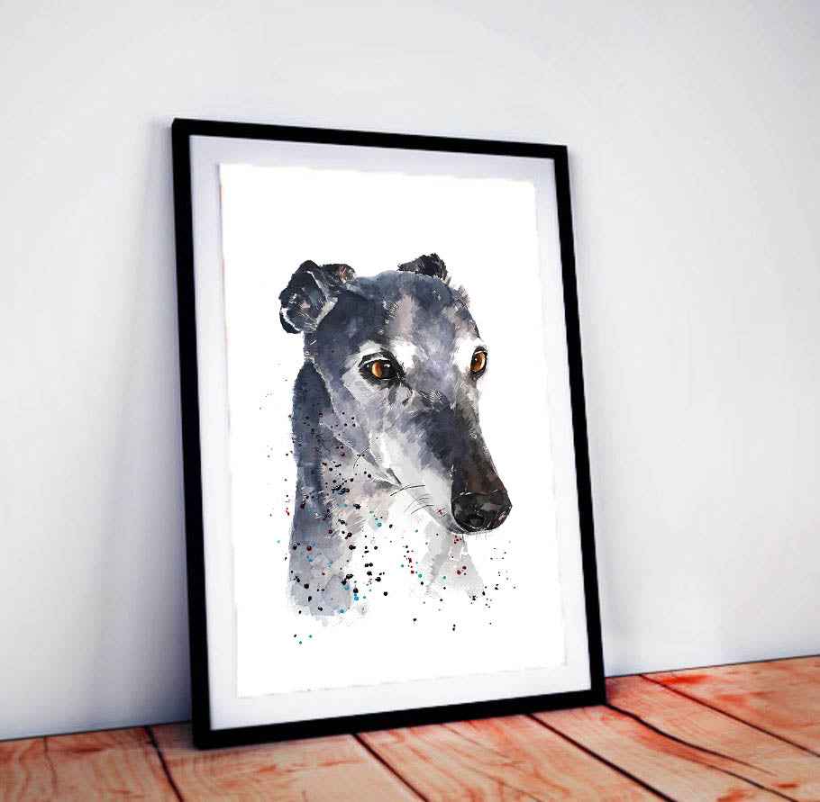Whippet/Sighthound | Dog Art Print | Edswatercolours
