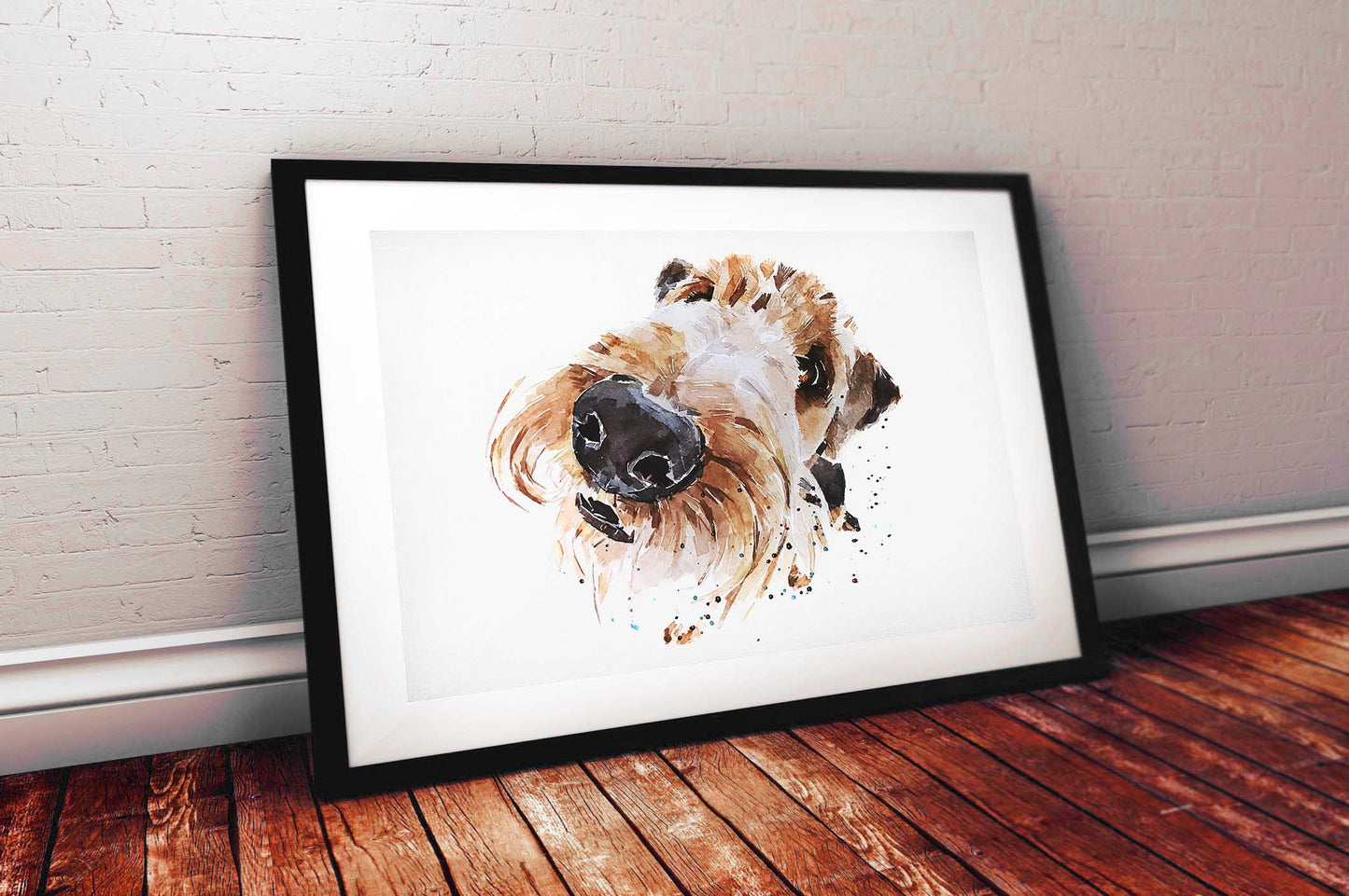 Airedale Terrier II | Dog Art Print | Edswatercolours
