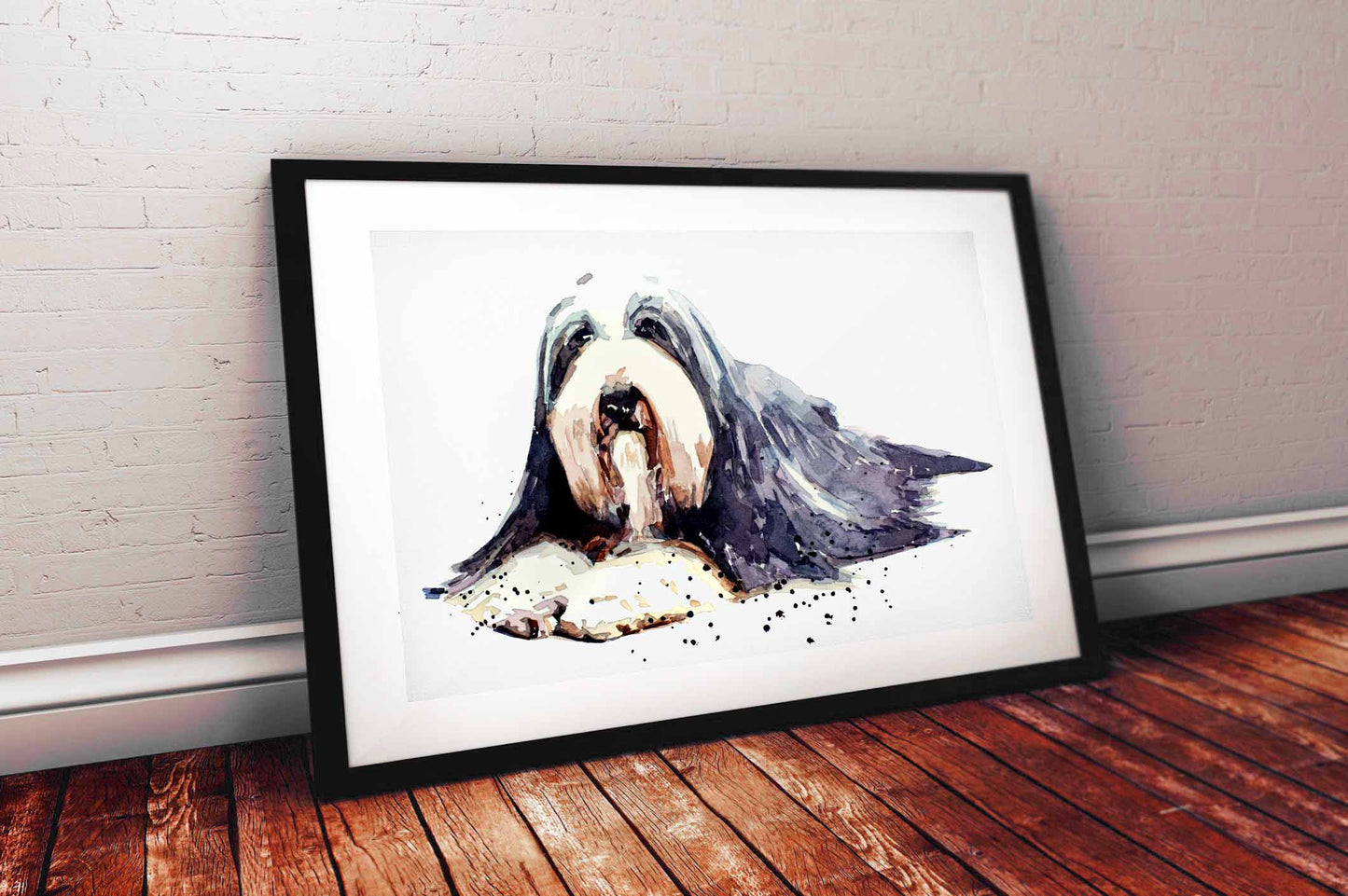 Bearded Collie 2 | Dog Art Print | Edswatercolours