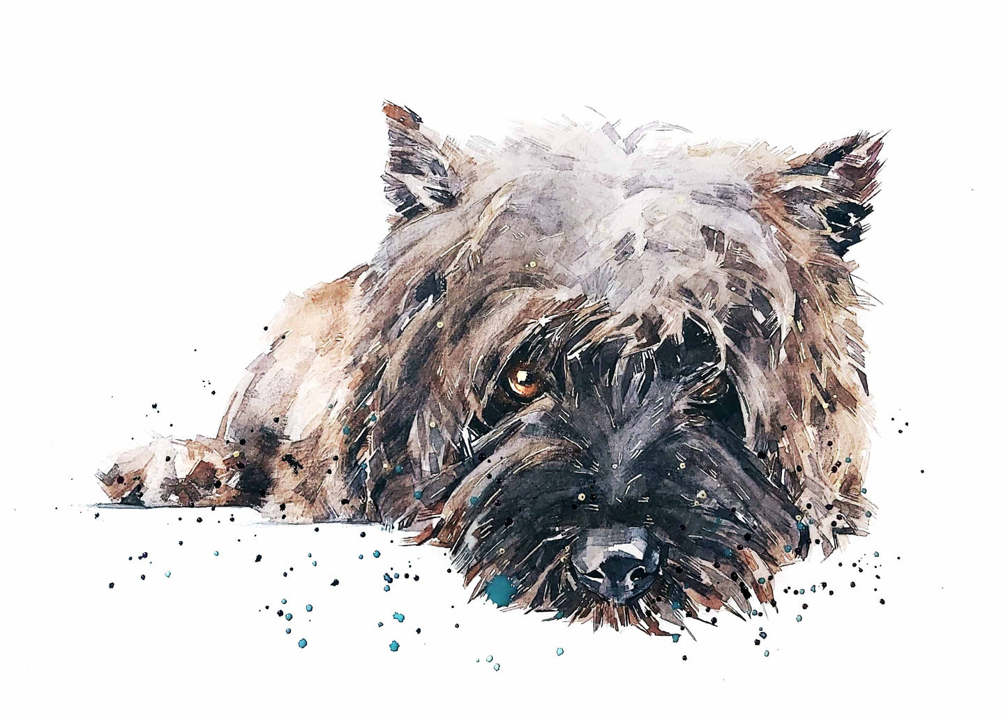 Cairn Terrier | Dog Art Print | Edswatercolours