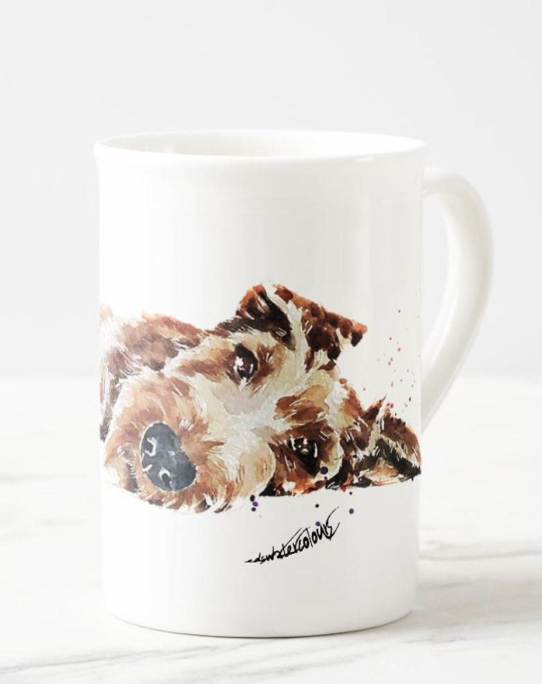 Irish Terrier I Windsor Fine Bone China Mug 10oz | Dog Lover Gift | Edswatercolours