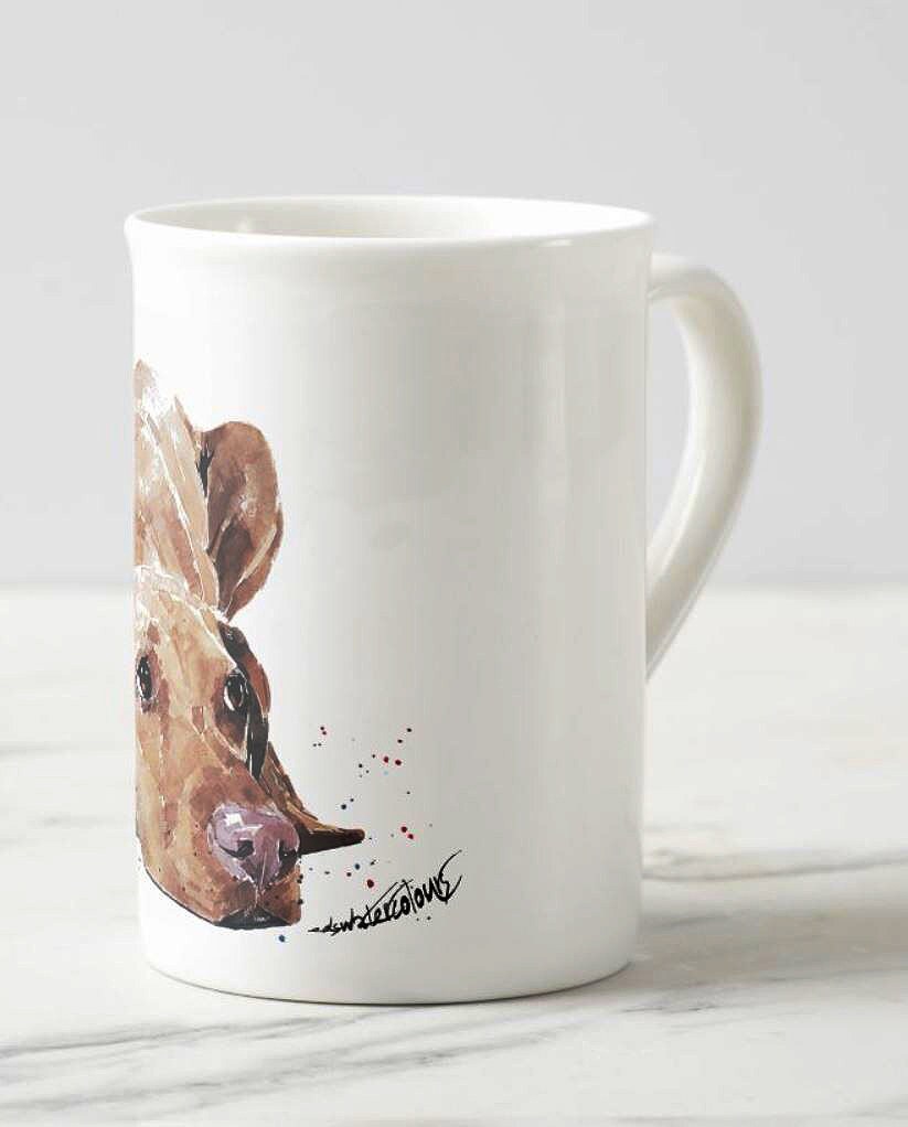 Vizsla Windsor Fine Bone China Mug 10oz | Dog Lover Gift | Edswatercolours