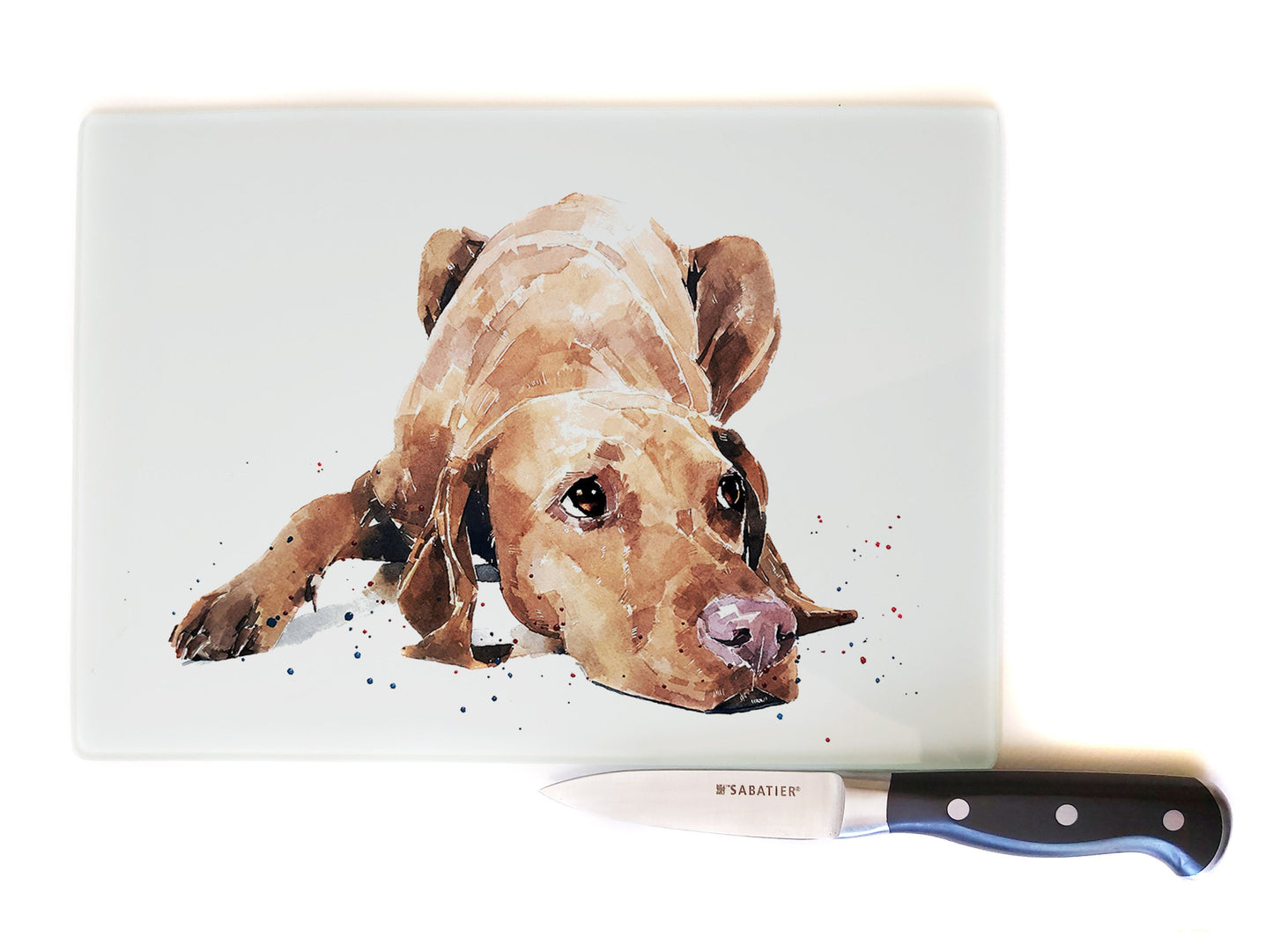 Vizsla Chopping Board | Dog Gift | EdsWatercolours