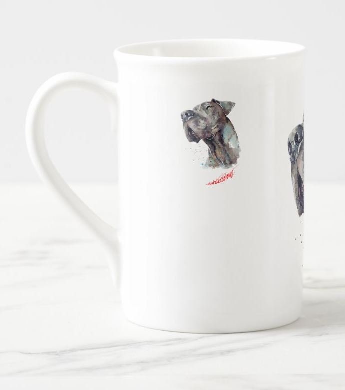 Great Dane Windsor Fine Bone China Mug 10oz | Dog Lover Gift | Edswatercolours