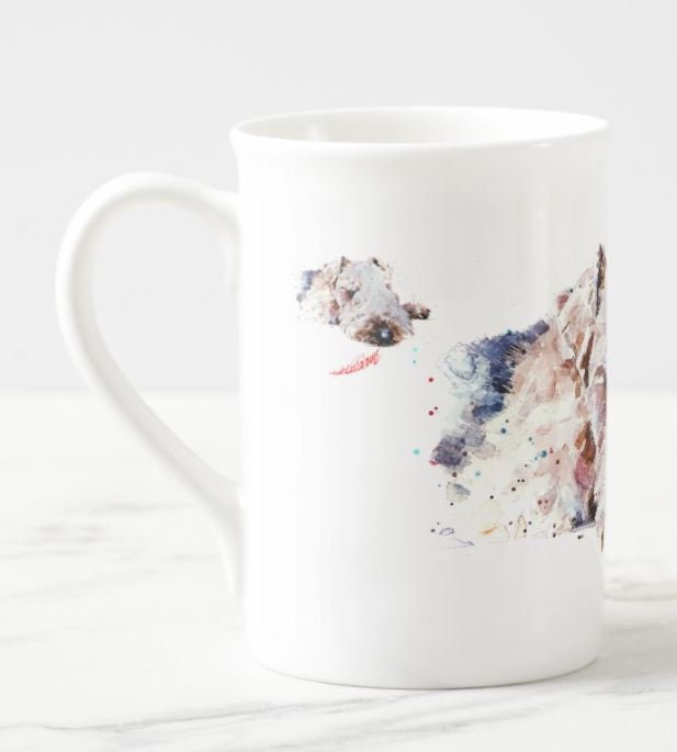 Lakeland Terrier Windsor Fine Bone China Mug 10oz | Dog Lover Gift | Edswatercolours