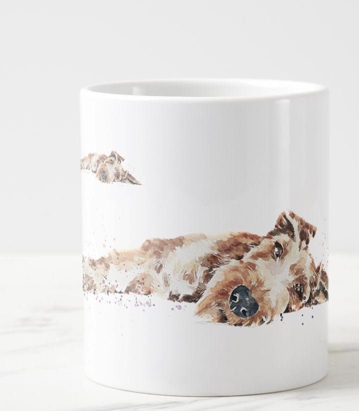 Irish Terrier Ceramic Mug 15oz | Dog Lover Gift | Edswatercolours