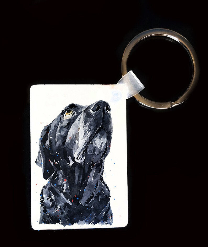 Labrador Keyring | Dog Gift | Multiple Designs | EdsWatercolours