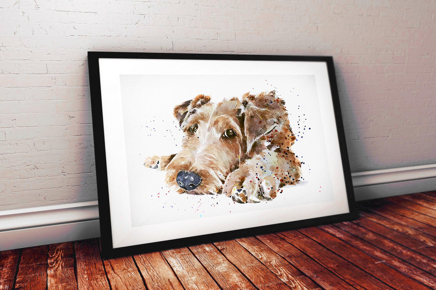 Irish Terrier | Dog Art Print | Edswatercolours