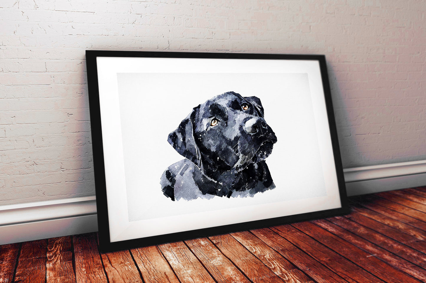 Black Labrador | Dog Art Print | Edswatercolours