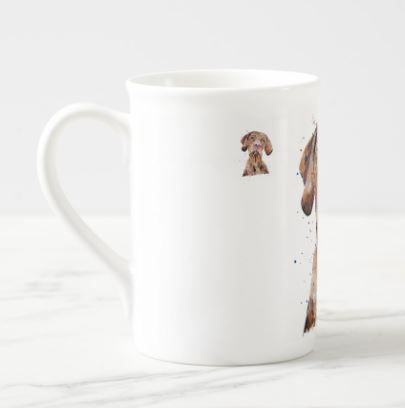 Pensive Vizsla Windsor fine bone china Mug 10 oz-  Vizsla Coffee Mug, Vizsla mug gift ,Vizsla Mug,Windsor fine bone china Mug