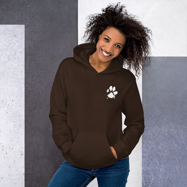 Dog Paw Unisex Heavy Blend Hoodie | Gildan 18500. Dog Paw Hoodie, Dog Hoodie,Dog lover hoodie gift