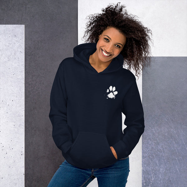 Dog Paw Unisex Heavy Blend Hoodie | Gildan 18500. Dog Paw Hoodie, Dog Hoodie,Dog lover hoodie gift