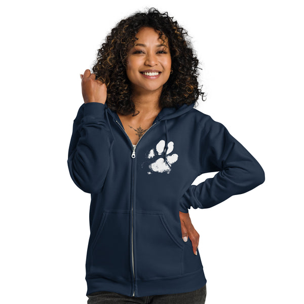 Dog Walking Hoodie - Unisex Heavy Blend Zip Hoodie | Gildan 18600.