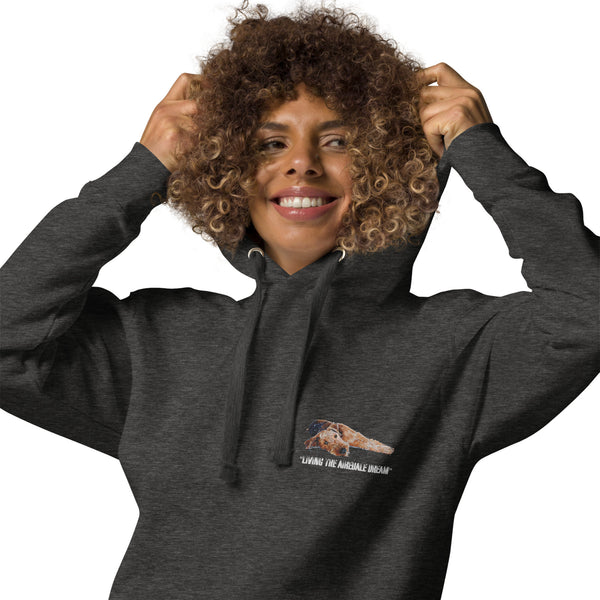 Living the Airedale Terrier Dream:Embroidered Unisex Premium Hoodie | Cotton Heritage M2580.