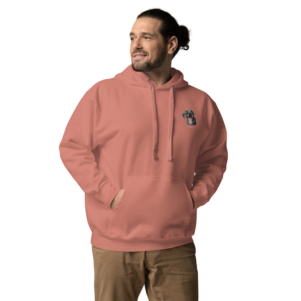 Doberman Embroidered Unisex Premium Hoodie | Cotton Heritage M2580.